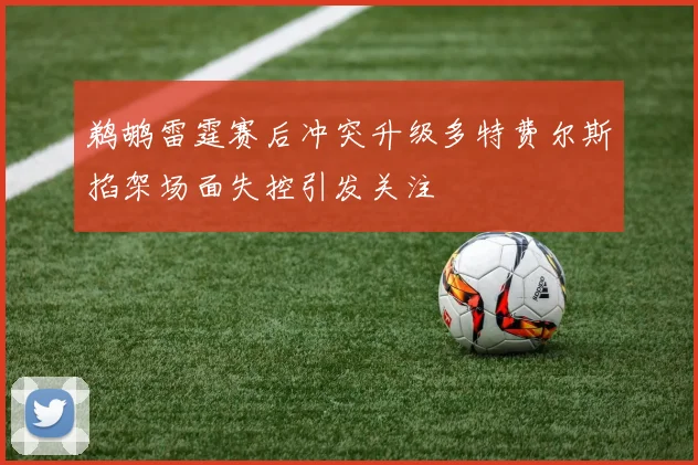 鹈鹕雷霆赛后冲突升级多特费尔斯掐架场面失控引发关注